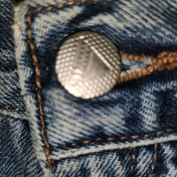 Vintage Levis Silver Tab Denim Jean Shorts Size 10 - Picture 12 of 13